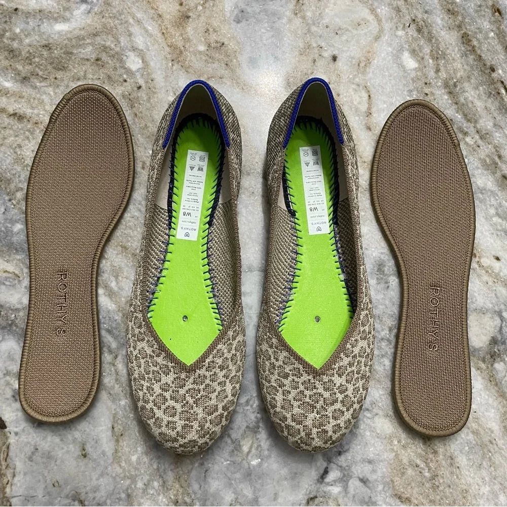 NEW Rothy’s The Flat in Portobello Spot size 8 - Picture 3 of 11